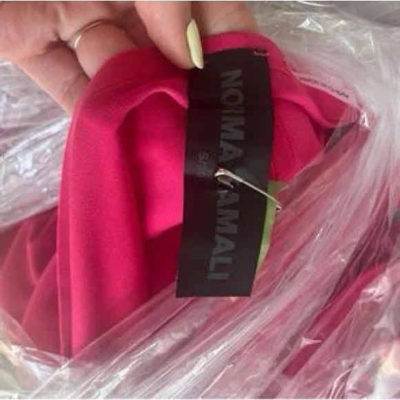 Halter Turtle Gown in Rose - Picture 3 of 3